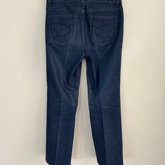 Chicos Platinum Denim Jeans SZ0 Short Classic Style Easy Wear - Picture 2 of 9